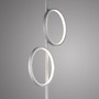 Stojací lampy - LD 15396-21 MINI RITUS LED stojací svítidlo stříbrné lampa na čtení s nožním vypínačem jednoduchý design 3000K - JUST LIGHT - foto 4