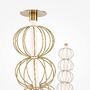 Dekorativní - M MOD216PL-L42G3K Závěsné svítidlo Golden Cage 3000K 117W teplá bílá 6400lm zlatý kov - MAYTONI - foto 4