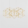 Podélná - NV 9695212 Závěsné svítidlo NEBULA zlatý kov LED 29W 230V 3000K IP20 - NOVA LUCE - foto 4