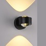Nepřímé osvětlení - LD 19330-18 LED nástěnné svítidlo na baterie AKKU-CHIA, černá,, 3000K - JUST LIGHT - foto 4