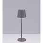 Na baterie - NV 9223404 Venkovní stolní lampa SEINA šedý hliník a akryl LED 2W 2700K 5V DC IP54 vypínač na těle nabíjecí s PG základnou nebo USB C kabelem - NOVA LUCE - foto 4