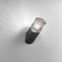 Nepřímé osvětlení - FAN I-DARK-APV Nástěnné svítidlo Dark 45°, hliník/antracit, 1 x E27, difuzor PC Fumé, IP54 - FANEUROPE - foto 4