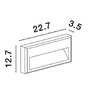 Nástěnná - NV 9492670 Venkovní nástěnné svítidlo RIO antracitový hliník a čiré sklo LED 6W 3000K 220-240V 266st. IP65 - NOVA LUCE - foto 4