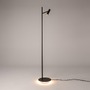Stojací lampy - M Z010FL-L8B3K Stojací lampa Estudo 3000K 700lm černý kov LED teplá bílá - MAYTONI - foto 4