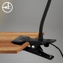 Stolní lampy s klipem - BRI 2176015 Fleks lampička na stůl, nastavitelná, s klipsem, černá - BRILONER - foto 4