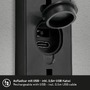 Nástěnná - BRI 3786015 Lima LED venkovní nástěnné svítidlo, nabíjecí, 3 krokový dotykový stmívač, časovač, černé - BRILONER - foto 4