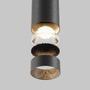 Válec - M P072PL-L12B3K-1 Závěsné svítidlo Focus LED 3000K 12W teplá bílá černý hliník - MAYTONI - foto 4
