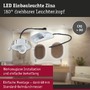 Koupelnová - P 92411 LED vestavné svítidlo Zina IP65 5W / 8W 230V stmívatelné 2700 - 4000K bílá mat - PAULMANN - foto 4