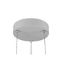 Kruhová - LA 1010427 PANEL 60 závěsné svítidlo, kulaté, PHASE, délka závěsu 200 cm, 3000/4000K, 90°, šedá - BIG WHITE (SLV) - foto 4