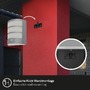 Nástěnná - BRI 3795014 LED nabíjecí nástěnné svítidlo, venkovní, pohybové čidlo, soumrakový senzor, IP44, matný chrom - BRILONER - foto 4