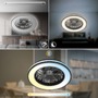 Ventilátory - BRILO 3801015 LED stropní svítidlo s ventilátorem, 5 rychlostí, dálkový ovladač, CCT, černé - BRILO - foto 4