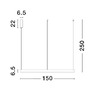 Kruhová - NV 9530221 Závěsné svítidlo MOTIF LED hliník a akryl bílá 80W 2700K-6000K 220-240V,CCT a stmívatelné, IP20 - NOVA LUCE - foto 4