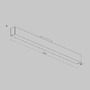 Lištové Magnetic Maytoni S35 - M TR012-2-20W3K-B Svítidlo pro kolejnicový systém Basis 3000K 20W teplá bílá 1300lm černý hliník S35 - MAYTONI - foto 4