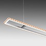 Podélná - LD 14638-55 FELIX60 LED závěsné svítidlo, stříbrná barva, stmívatelné, Rainbow RGB, paměťová funkce RGB+2700-5000K - LEUCHTEN DIREKT / JUST LIGHT - foto 4