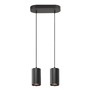 Vícečetná - LA 1006433 ASTO TUBE závěsné svítidlo, GU10, délka závěsu 250 cm, max. 2x 10 W, černá - BIG WHITE (SLV) - foto 4