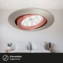 Kruhová - BRI 7171032 3ks sada LED vestavné svítidlo, pr. 8,2 cm, 3 W, matný nikl (starý kód: BRI 7171-032) - BRILONER - foto 4
