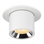 Kruhová - LA 1006902 NUMINOS® PROJECTOR XS stropní zápustné svítidlo, 3000 K, 55°, válcové, bílé/chrom - BIG WHITE (SLV) - foto 4