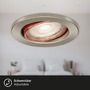 Kruhová - BRILO 7147032 3ks sada LED vestavné svítidlo, pr. 8,6 cm, 5 W, matný nikl (starý kód: BRI 7147-032) - BRILONER - foto 4