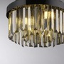 Dekorativní - LD 15048-18 Stropní svítidlo KULUNKA, černá, křišťálové přívěsky, D 30 cm, - JUST LIGHT - foto 4