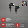 Zápichy - BRILO 3674-015 LED zahradní bodové svítidlo, 12 cm, 4,4 W, 380 lm, černá - BRILO - foto 4