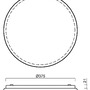 Nouzová - OS SAG67256 SAGITA 2 stropní/nástěnné plastové svítidlo bílá IP54 3000 K 33W LED HF nouzové kombinované 3 h (původní kód OS 67256) - OSMONT - foto 4