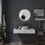 Zrcadla - P 78952 HomeSpa LED zrcadlo s osvětlením Mirra kruhové IP44 zrcadlo/bílá 21W WhiteSwitch - PAULMANN - foto 4