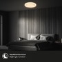 Kruhová - BRILO 3837016 BRILONER Rowno LED stropní svítidlo, stmívatelné, CCT, dálkový ovladač, kruhové 39 cm, bílé 3837016 - foto 4