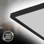 Hranatá - BRILO 7402-415 Ultraplochý LED panel s přímým a nepřímým osvětlením, 29,3 cm, LED, 22 W, 3000 lm, černá - BRILO - foto 4