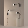 S ramenem - M MOD126WL-01B1 Nástěnné svítidlo Mollis 28W černý kov G9 minimalistický design  - MAYTONI - foto 4