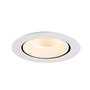 Kruhová - LA 1009877 NUMINOS® GIMBLE XL Stropní vestavné svítidlo, 2700 K, 40°, bílá - BIG WHITE (SLV) - foto 4