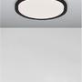 Kruhová - NV 9053594 Stropní svítidlo TROY kov a akrylový difuzor matná černá zvenku matná bílá uvnitř LED 50W 230V 3000K IP20 stmívatelné - NOVA LUCE - foto 4