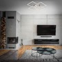 Hranatá - BRI 3131-018 LED rám 72,4 cm 4x12W 1300lm chrom - BRILONER - foto 4