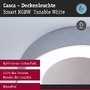 Kruhová - P 75415 LED stropní svítidlo Smart Home Zigbee 3.0 Casca IP44 RGBW+ 230V 20W hliník mat - PAULMANN - foto 4