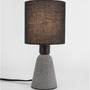 Stolní lampy dekorační - NV 9577161 Stolní lampa ZERO šedý beton a černé stínidlo E14 1x5W 230V IP20 bez žárovky - NOVA LUCE - foto 4