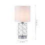 Stolní lampy dekorační - LD 14615-55 DEVA Stolní lampa, Deva, látkové stínidlo, ocel, zakřivené - LEUCHTEN DIREKT / JUST LIGHT - foto 4