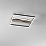 Dekorativní - FAN I-HAWAII-Q40-NER Stropní LED svítidlo Hawaii hranaté, černé/dřevěné, 40 W, 5120 lm, CCT, 40 x 40 x 6,3 cm - FANEUROPE - foto 4