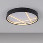 Kruhová - LD 14091-18 LED stropní svítidlo MIKADO, černá, kruhové, stmívatelné, paměťová funkce, SimplyDim, 3000K - JUST LIGHT - foto 4