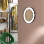 Kruhová - FAN LED-SAMSARA-BCO Stropní svítidlo LED SAMSARA bílá/dřevo 35 W 5300 lm CCT 40x4,2 cm - FANEUROPE - foto 4