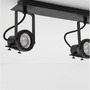 Bodová - NV 9155102 Bodové svítidlo SALVA černý kov GU10 2x10W 230V IP20 bez žárovky - NOVA LUCE - foto 4