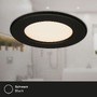 Kruhová - BRI 7053-035 3ks sada LED vestavné svítidlo, pr. 11,5 cm, 6 W, 650 lm, černá - BRILONER - foto 4