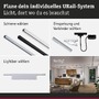 Svítidla - P 95718 URail Lightbar 3-krokové-stmívatelné Zelos 10W 4000K stmívatelné 230V matný chrom - PAULMANN - foto 4