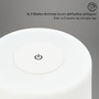 Na stůl - BRILO 7420016 LED nabíjecí stolní lampa 35 cm 4 W 300lm bílé - BRILO - foto 4