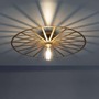 Dekorativní - LD 15636-60 SPIKE LED stropní svítidlo, kruhové, rustikální, matná mosaz - LEUCHTEN DIREKT / JUST LIGHT - foto 4