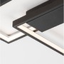 Hranatá - NV 9364033 Stropní svítidlo PORTO černá ocel hliník a akryl LED 30W 230V 3000K IP20 stmívatelné - NOVA LUCE - foto 4