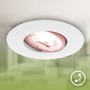 Kruhová - BRILO 7989036 3ks sada LED vestavné bodové svítidlo EEK A 90mm, nastavitelné, ploché, 2W, 4000K, bílé - BRILO - foto 4