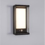 Solární - NV 9120711 Venkovní nástěnné svítidlo BAY antracitový hliník čiré sklo a akrylový difuzor LED 1.5W 3000K 3.7V 87st. IP65 solární / vypínač na těle / pohybové čidlo - NOVA LUCE - foto 4