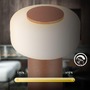 Stolní lampy dekorační - BRILO 7580014 Juna stolní lampa - 1,8W, 210lm, nabíjecí, LED, stmívatelné, dotykový vypínač, teplá bílá, kávová - BRILO - foto 4