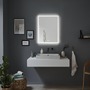 Zrcadla - P 78951 HomeSpa LED zrcadlo s osvětlením Mirra hranaté IP44 zrcadlo/bílá 22W WhiteSwitch - PAULMANN - foto 4