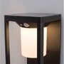 Solární - NV 9120621 Venkovní nástěnné svítidlo LOVETO antracitový hliník a akrylový difuzor LED 1.5W 3000K 3.7V 125st. IP65 solární / vypínač na těle / pohybový senzor - NOVA LUCE - foto 4