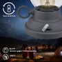 Stolní lampy dekorační - BRILO 7575015 Kanea stolní lampa - 1,5W, 40lm, bezdrátová, LED, stmívatelné, teplá bílá, antracit - BRILO - foto 4